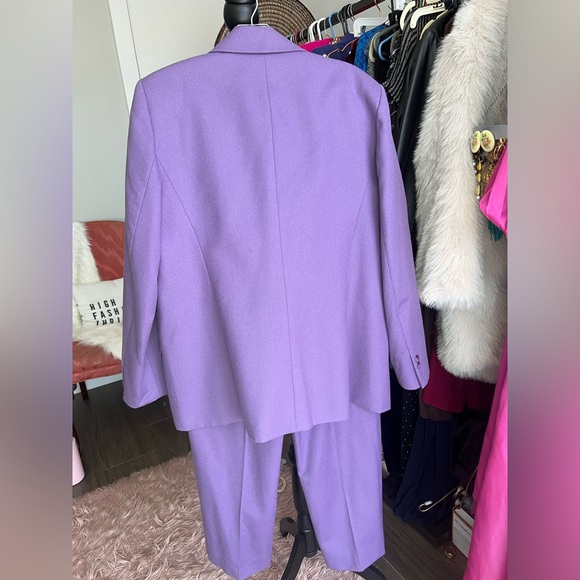 Vintage Wool Purple Suit - Picture 2 of 2